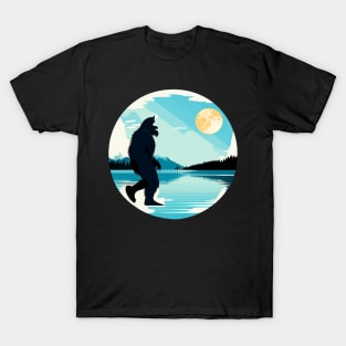 Bigfoot Moon T-Shirt